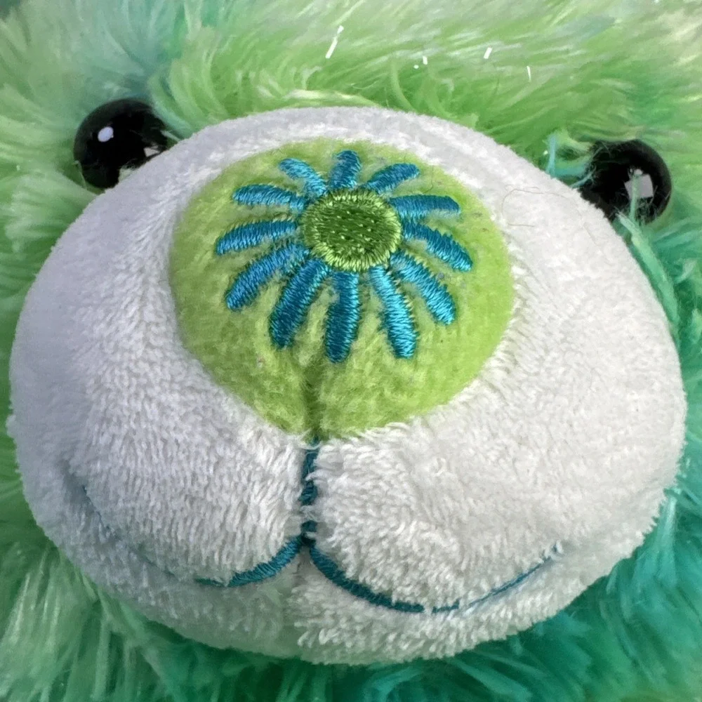 Build A Bear Summer Daisy Flower Plush Toy Blue Green Sparkle 15